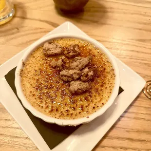 Maple cream brûlée