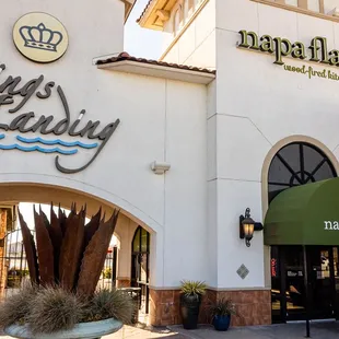 the entrance to napa flats