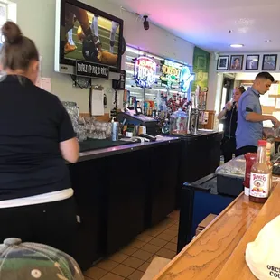 Tv for the game, and 2 dollar double ups