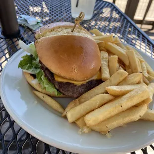 $20 Dry burger plate
