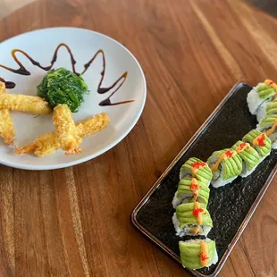Shrimp Tempura Cobra roll