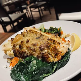 Crab Crusted Flounder