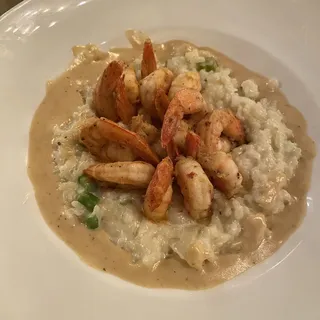 Grilled Shrimp and Risotto