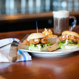 Fried Chicken Slider at brunch