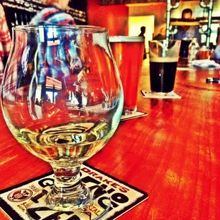 Bubbles and Brews! And great company!