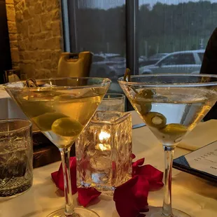 His and hers martinis
