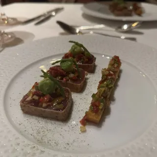 Charred Pacific Ahi Tuna Crudo