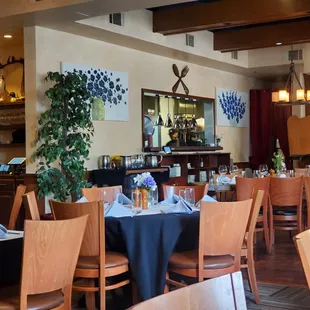 Relaxing atmosphere for a midweek birthday lunch.