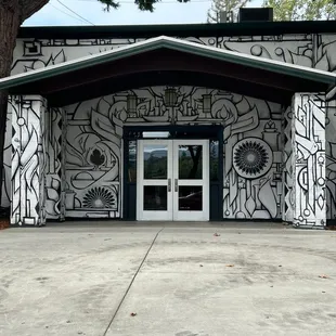 This is the building the Expo houses the homeless in for the winter