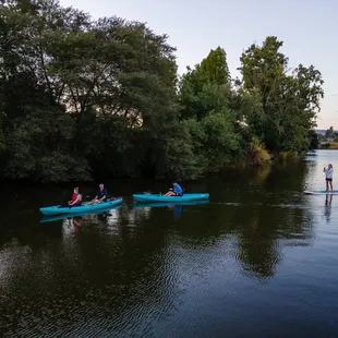 Oxbow District by water in Downtown Napa 1/2 mile from our launch location on the Main Street Dock