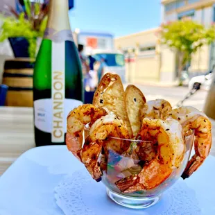 Grilled Shrimp cocktail, seafood, Napa Valley, lunch, Dinner
