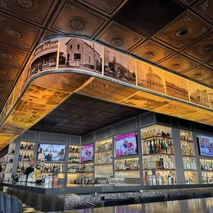 Bar seating area