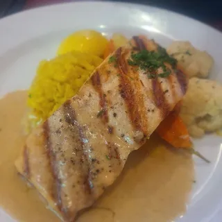 Fire Grilled Salmon