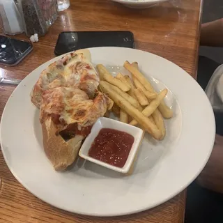 Chicken Parmigiana Sub