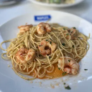 Shrimp Scampi Algi Spaghetti