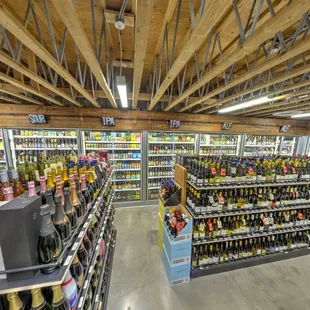 the inside of a store