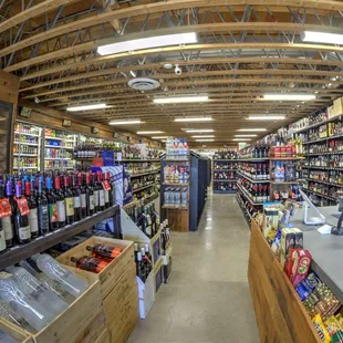 the inside of a store