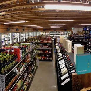 Panorama of the sales floor