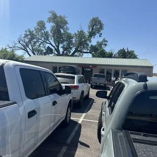 Parking lot front