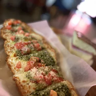 Italian Cheesy Bread &amp; Italian Muffuletta