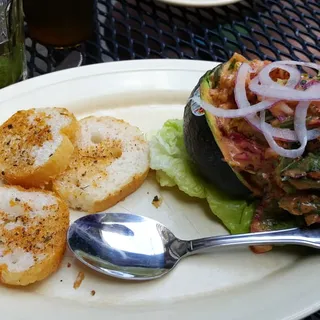 Shrimp Remoulade Stuffed Avocado