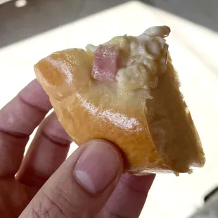 Corn and ham bun