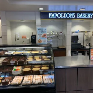 a display of pastries