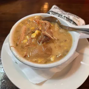 CUP of Chicken Corn Chowder