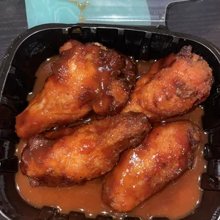Hot barbecue wings