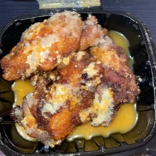 Hot garlic Parmesan wings