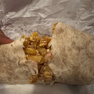 Breakfast burrito