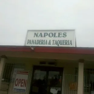 the front of the shop