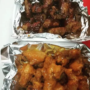 Hot &amp; bbq wings