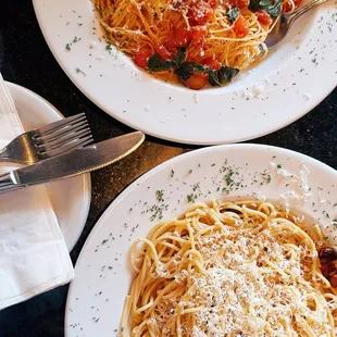 Cappellini Alla Checca &amp; Carbonara