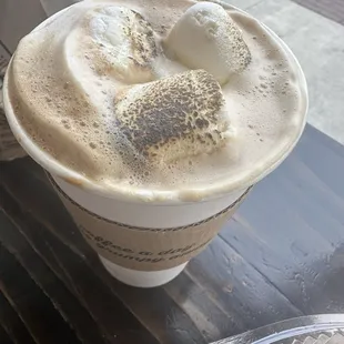 Toasted marshmallow latte 16 oz - hot