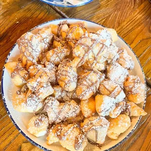 Angioletti con Nutella - (Mini Nutella Donuts)