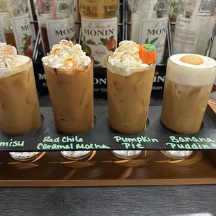 Coffee flight!?! Hell yes! They have a special that changes monthly and a few others to choose from! Always delicious!