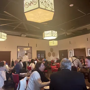 The restaurant was packed and so festive! Love this place