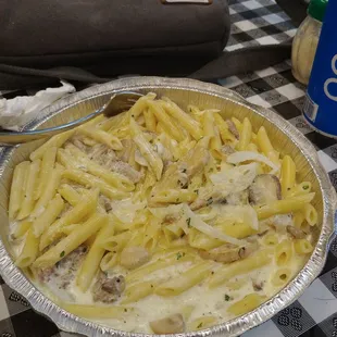 pasta dish, pasta, food