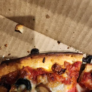 Crust " breaks" doesn't tear.