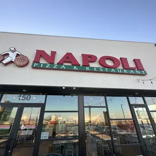 Outside of restaurant