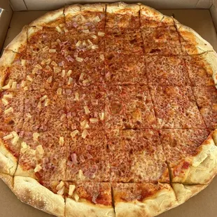 Supposed to be half Hawaiian and half Supreme. I was charged $50 for this pizza which I did not order.