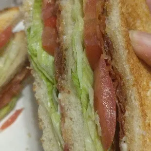 Triple decker BLT