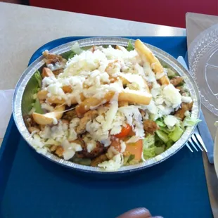 Yummy grilled chicken salad