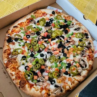 4. Vegetarian Pizza Special