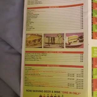Menu cont&apos;d