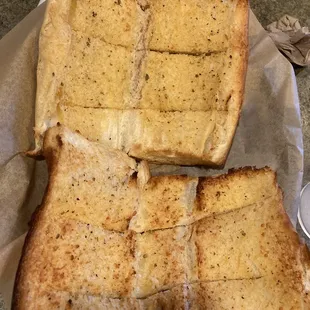 four pieces of bread