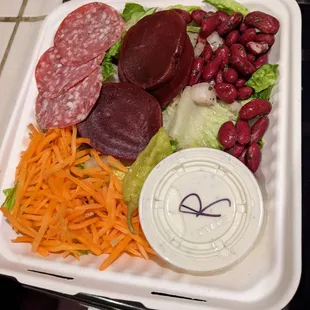 House salad with in house ranch