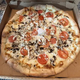 Chicken with white sauce