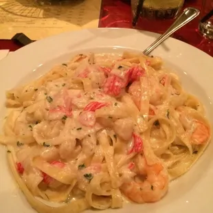 Seafood Alfredo